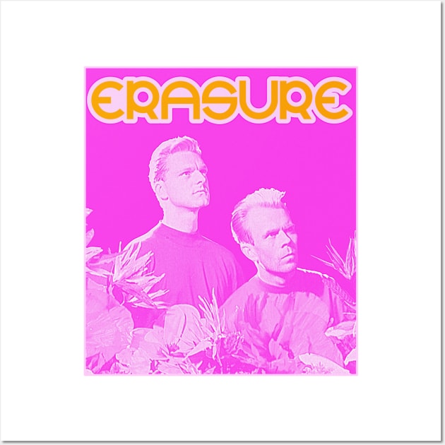 Erasure 80s Retro Synthpop FanArt Wall Art by darklordpug